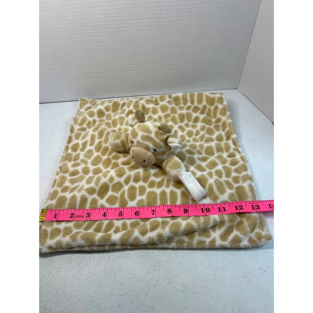 Carters Giraffe Security Blanket Plush Lovey Tan Cream Spotted 2016 Baby